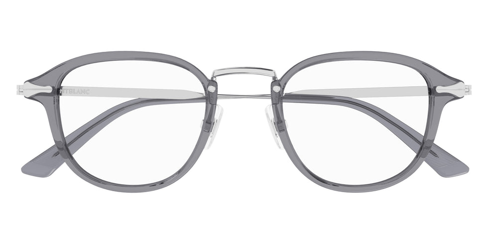 Montblanc MB0336O 004 48 - Gray/Silver #id:mb0336o004_s:102100