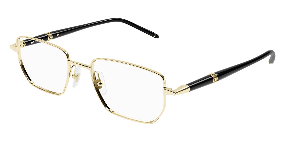 Montblanc MB0347O 001 52 - Gold/Black #id:mb0347o001_s:100105