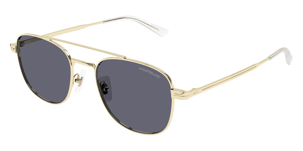 Montblanc MB0363S 004 51 - Gold / Light Blue #id:mb0363s004_s:100105