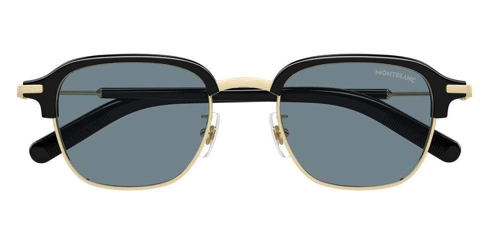 Montblanc MB0390S 002 50 - Gold / Blue #id:mb0390s002_s:100100