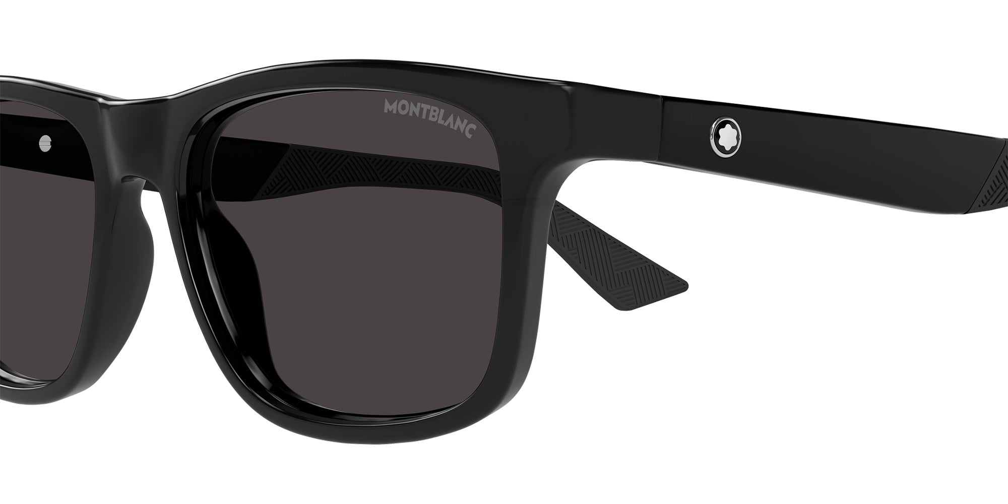 Montblanc MB0432S 001 55 - Black / Gray #id:mb0432s001_s:100110
