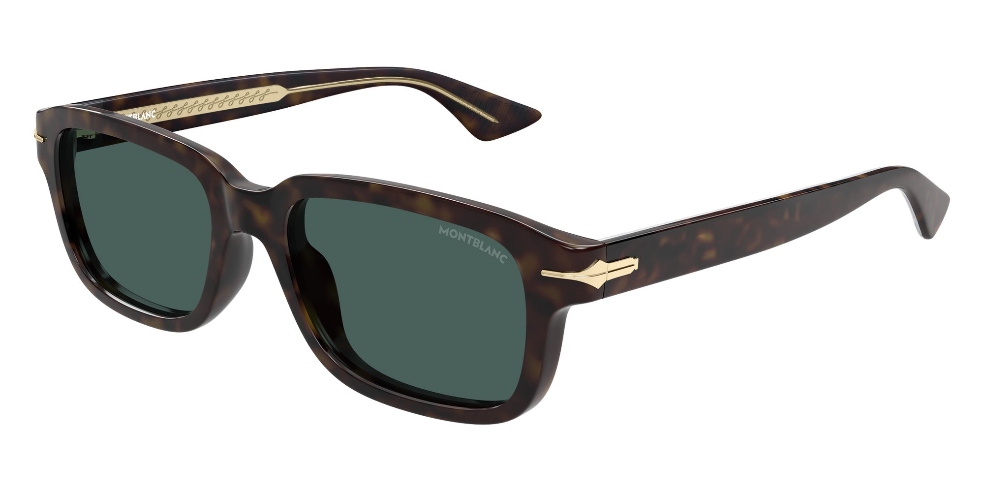 Montblanc MB0436S 002 54 - Havana / Green #id:mb0436s002_s:102105