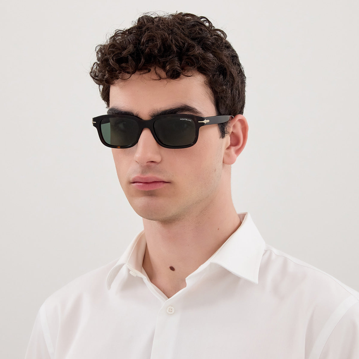 Montblanc MB0436S 002 54 - Havana / Green #id:mb0436s002_s:102115