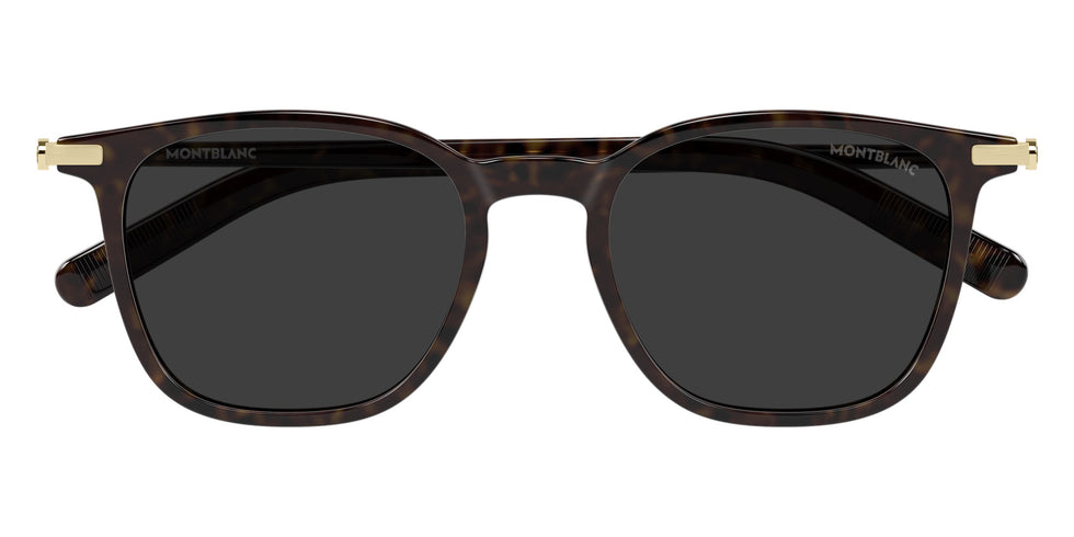 Montblanc MB0460S 003 50 - Havana/Gold / Gray #id:mb0460s003_s:102100