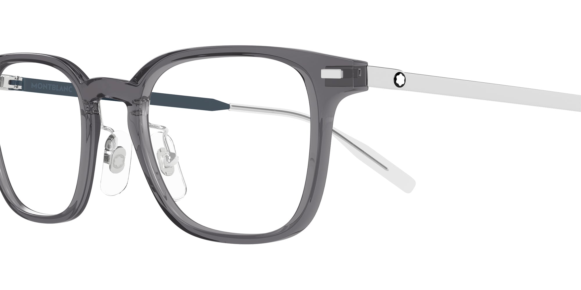 Montblanc MB0467OL 016 57 - Gray/Silver #id:mb0467ol016_s:104110