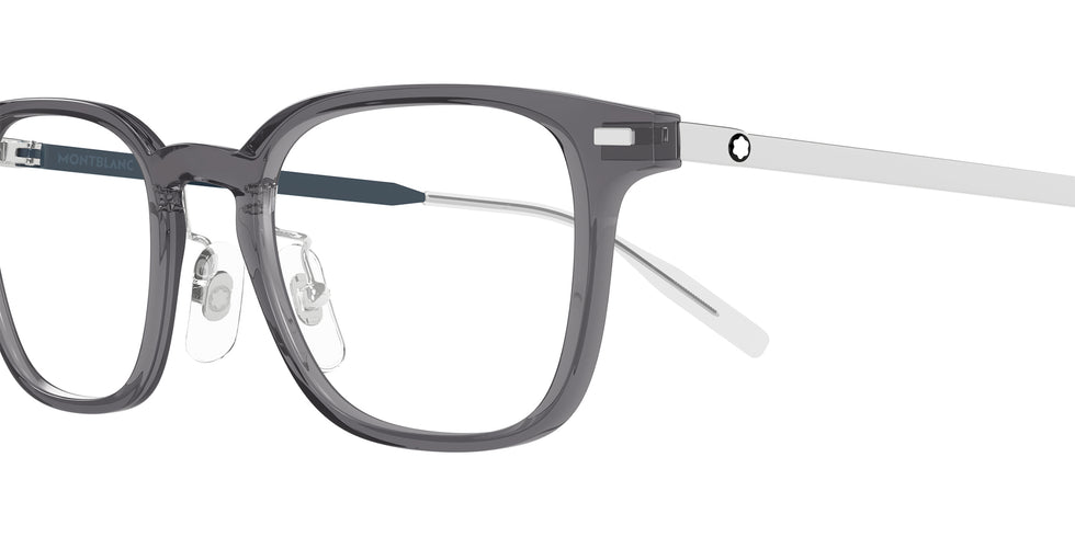 Montblanc MB0467OL 016 57 - Gray/Silver #id:mb0467ol016_s:104110