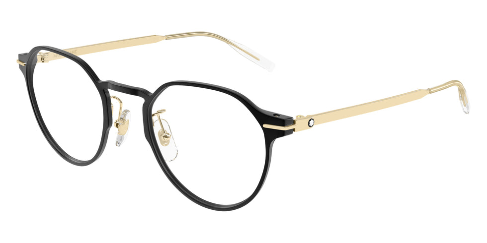 Montblanc MB0469OL 002 50 - Black/Gold #id:mb0469ol002_s:100105