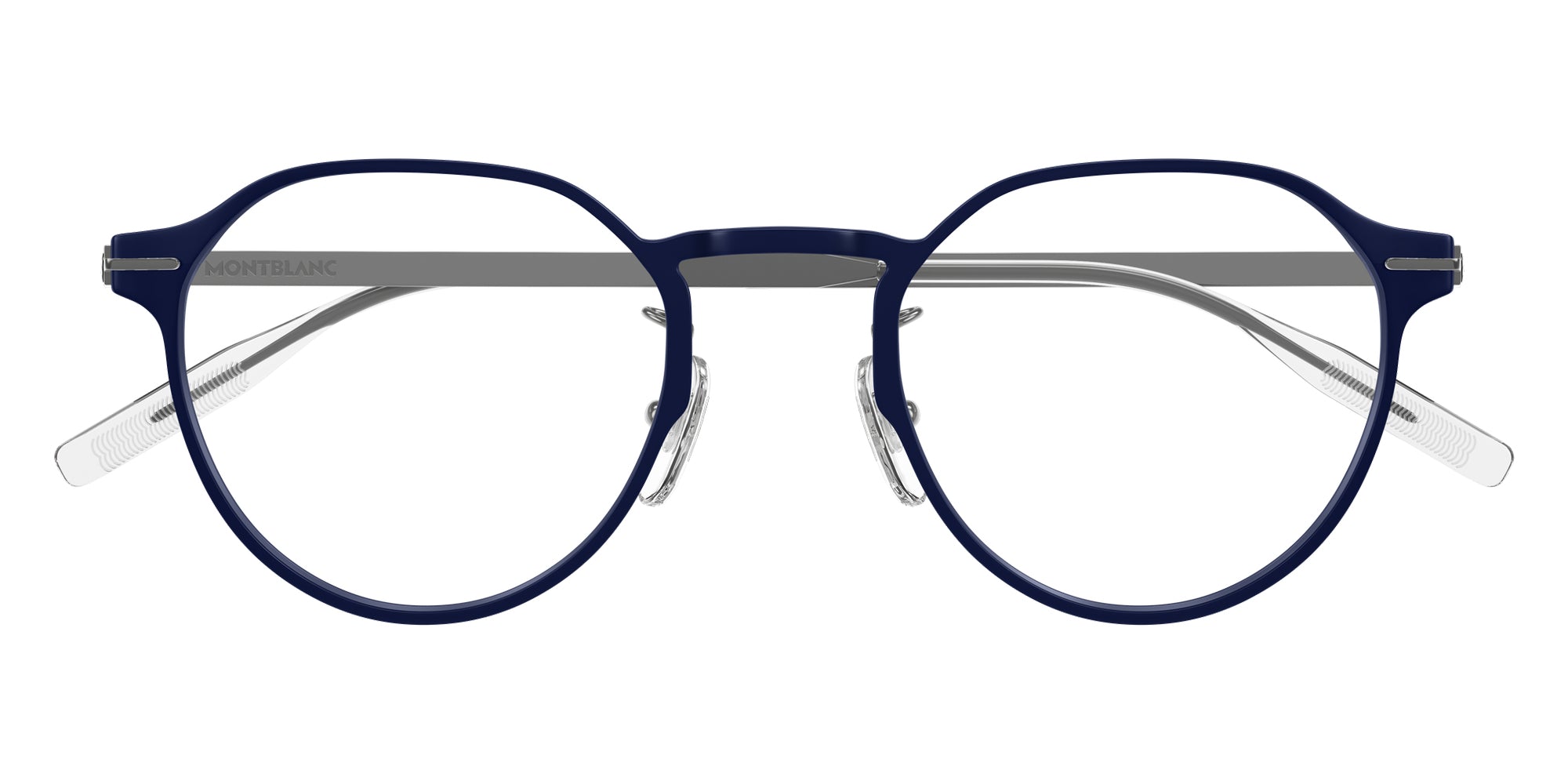 Montblanc MB0469OL 003 50 - Blue/Gunmetal #id:mb0469ol003_s:102100