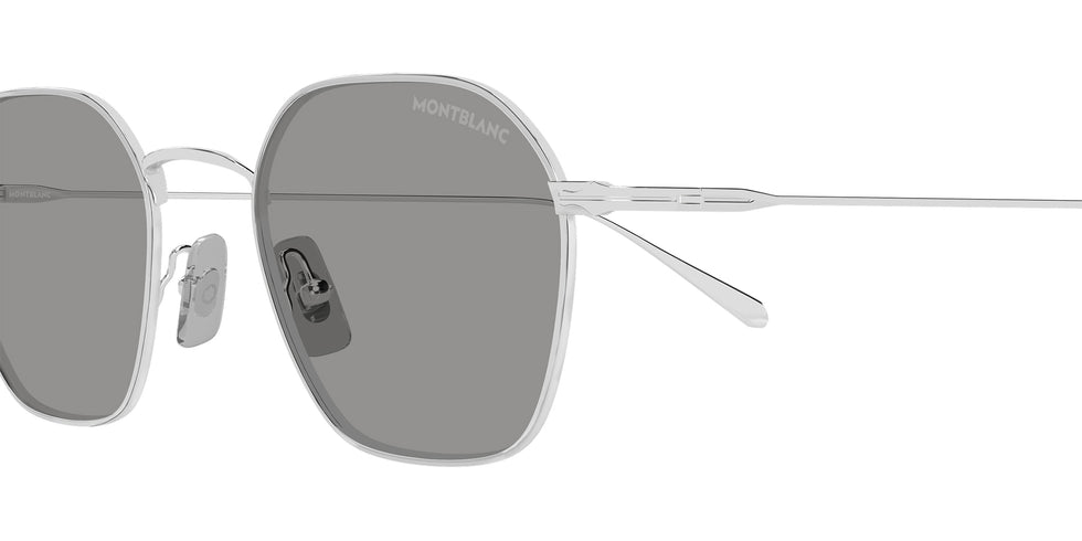 Montblanc MB0472S 002 50 - Silver / Gray #id:mb0472s002_s:102110