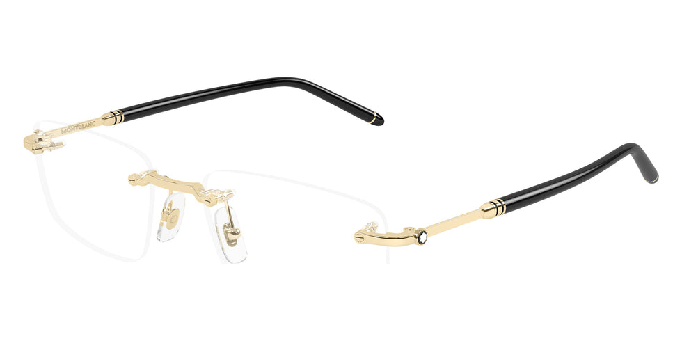 Montblanc MB0480O 001 54 - Gold/Black #id:mb0480o001_s:100105