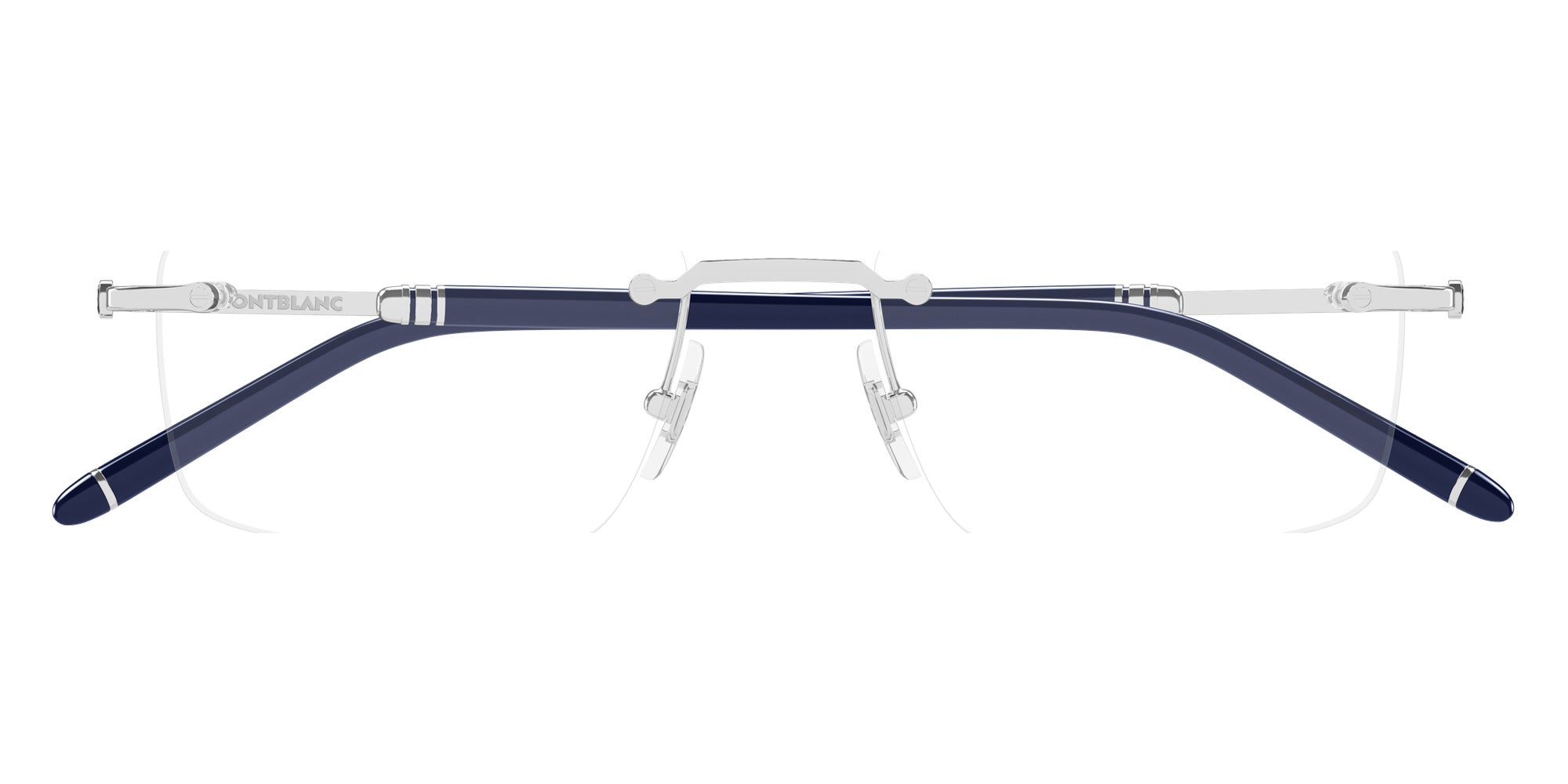 Montblanc MB0480O 003 54 - Silver/Blue #id:mb0480o003_s:102100