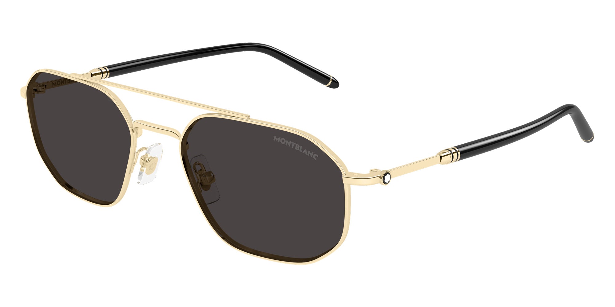 Montblanc MB0481S 001 55 - Gold/Black / Gray #id:mb0481s001_s:100105