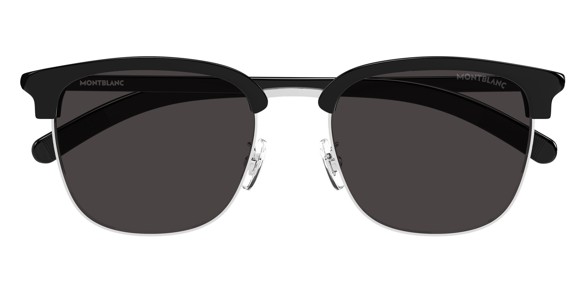 Montblanc MB0488SA 001 55 - Silver/Black / Gray #id:mb0488sa001_s:100100