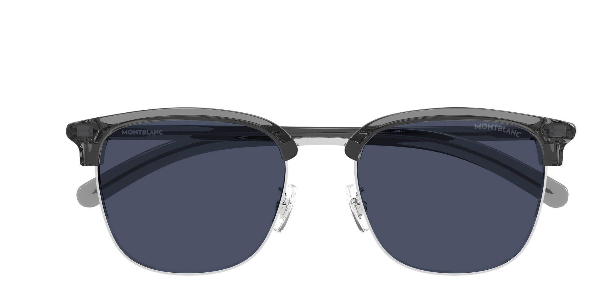 Montblanc MB0488SA 003 55 - Silver/Gray / Blue #id:mb0488sa003_s:102100