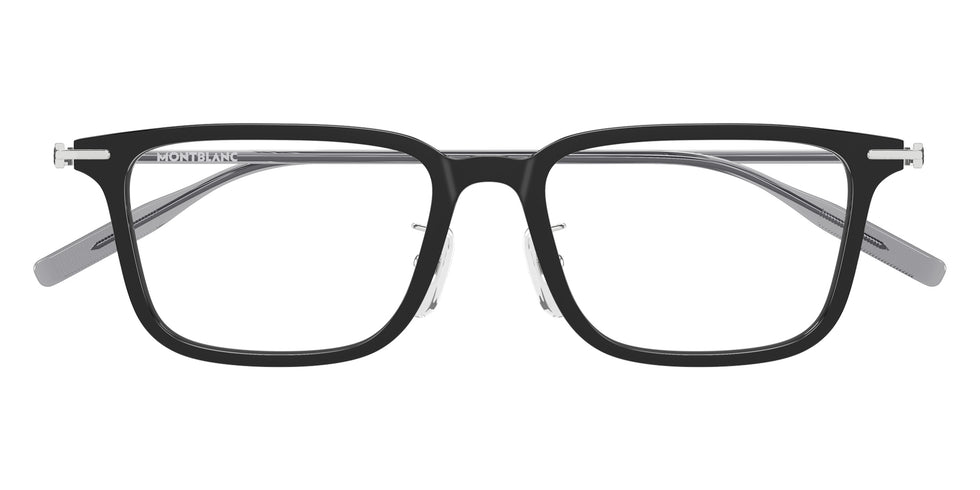 Montblanc MB0489OA 001 54 - Black/Silver #id:mb0489oa001_s:100100