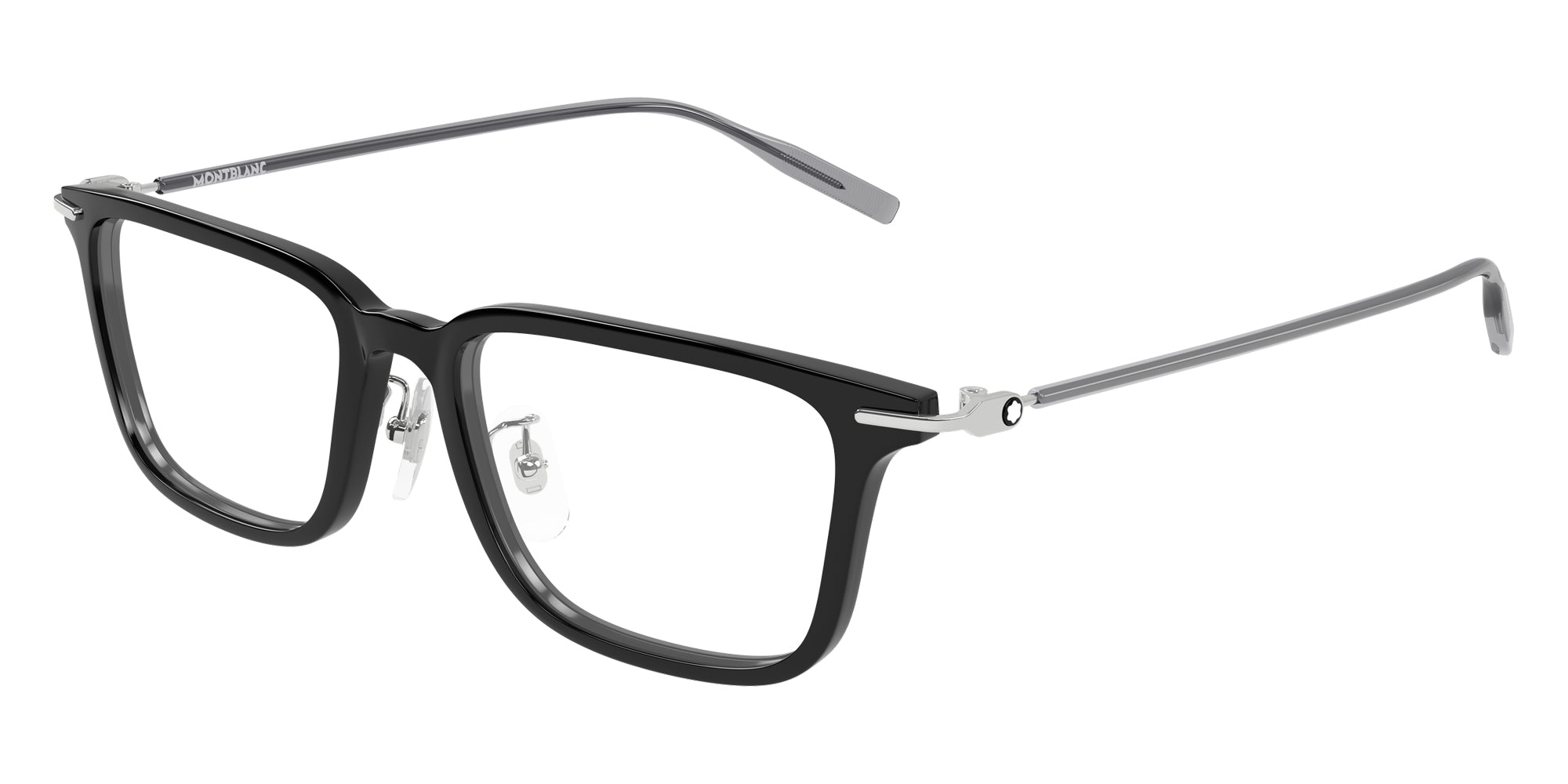 Montblanc MB0489OA 001 54 - Black/Silver #id:mb0489oa001_s:100105