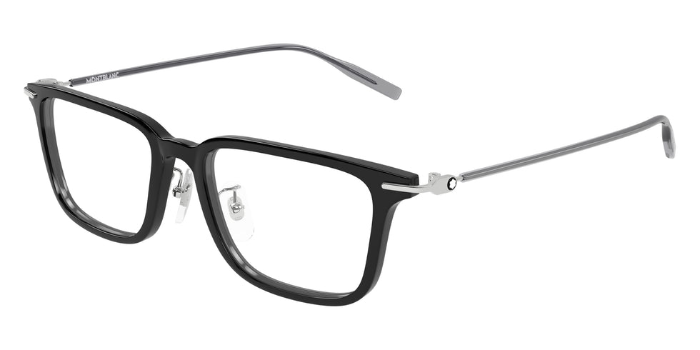 Montblanc MB0489OA 001 54 - Black/Silver #id:mb0489oa001_s:100105