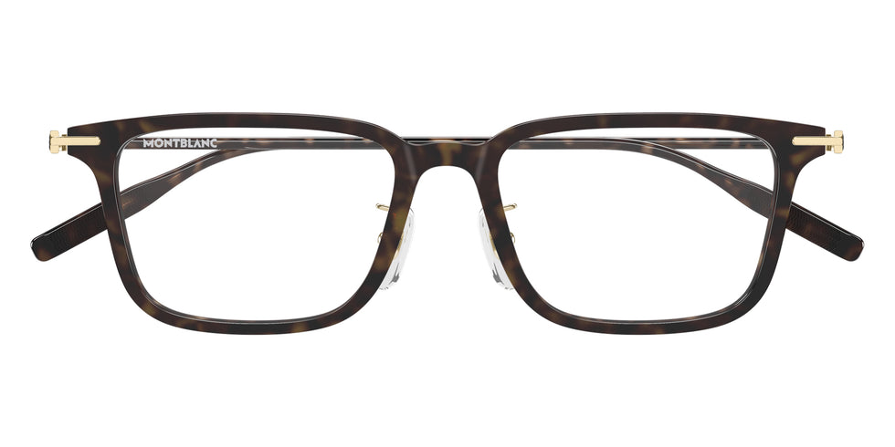 Montblanc MB0489OA 002 54 - Havana/Gold #id:mb0489oa002_s:102100