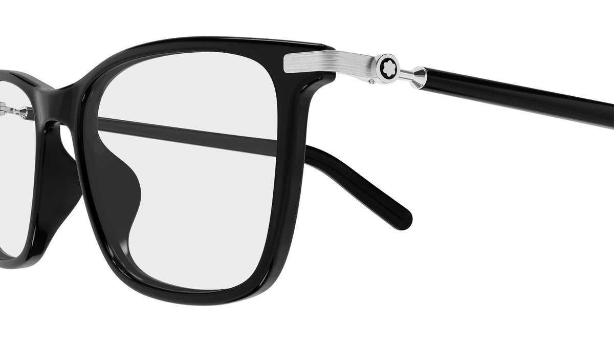 Montblanc MB0501OL 005 57 - Black/Silver #id:mb0501ol005_s:100110