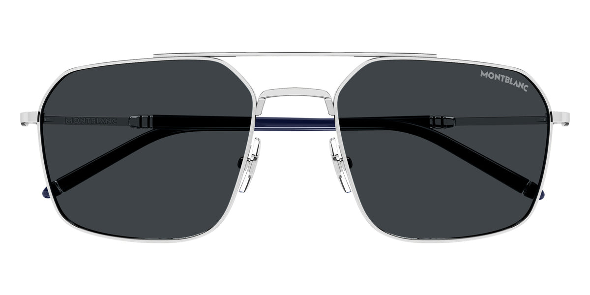 Montblanc MB0521S 003 58 - Silver / Blue #id:mb0521s003_s:104100