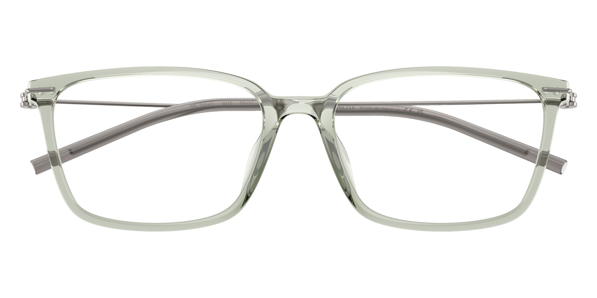 Moncler ME3004D 5016 55 - Transparent Shiny Green #id:me3004d5016_s:100120