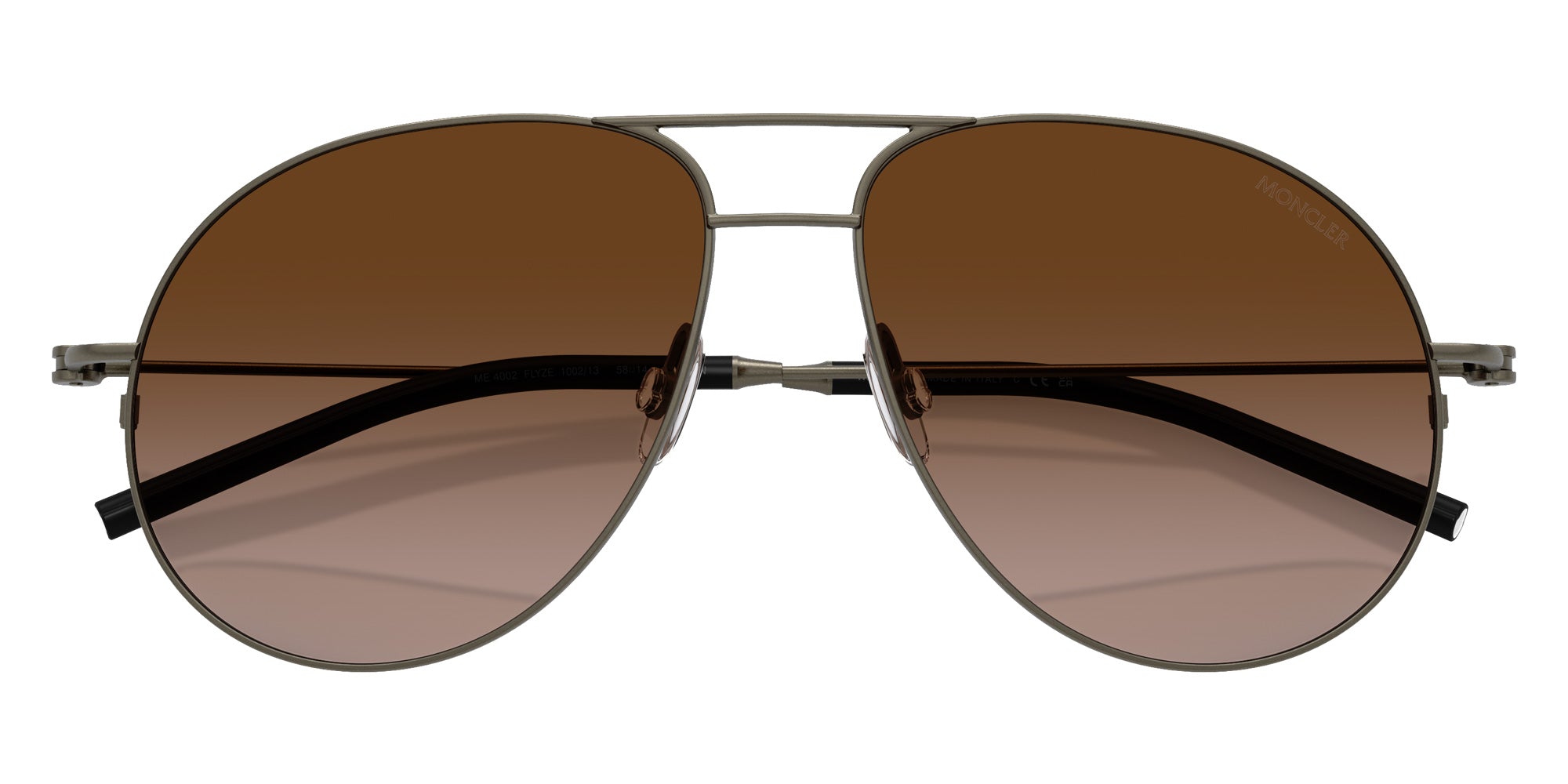 Moncler ME4002 Flyze 100213 58 - Matte Anthracite / Light Brown Gradient Dark Brow #id:me4002100213_s:100120