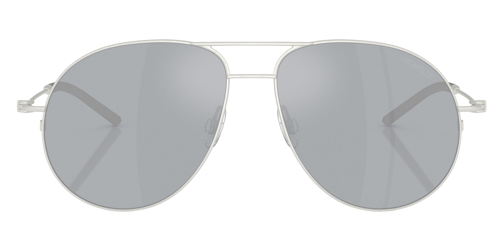 Moncler ME4002 Flyze 10041U 58 - Matte Silver / Blue Mirrored Silver #id:me400210041u_s:102100