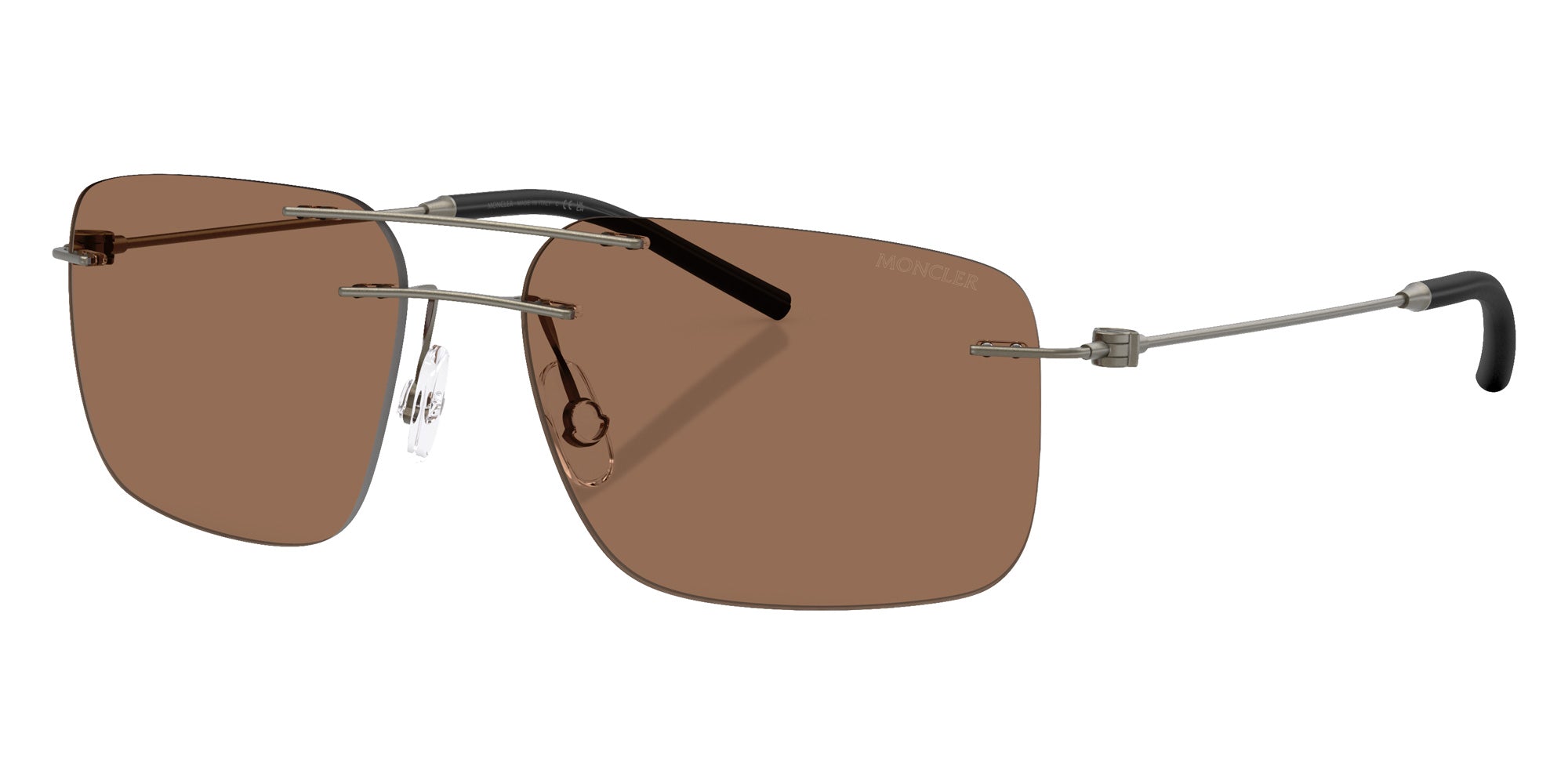 Moncler ME4003 Doppler 100273 56 - Matte Anthracite / Dark Brown #id:me4003100273_s:102105