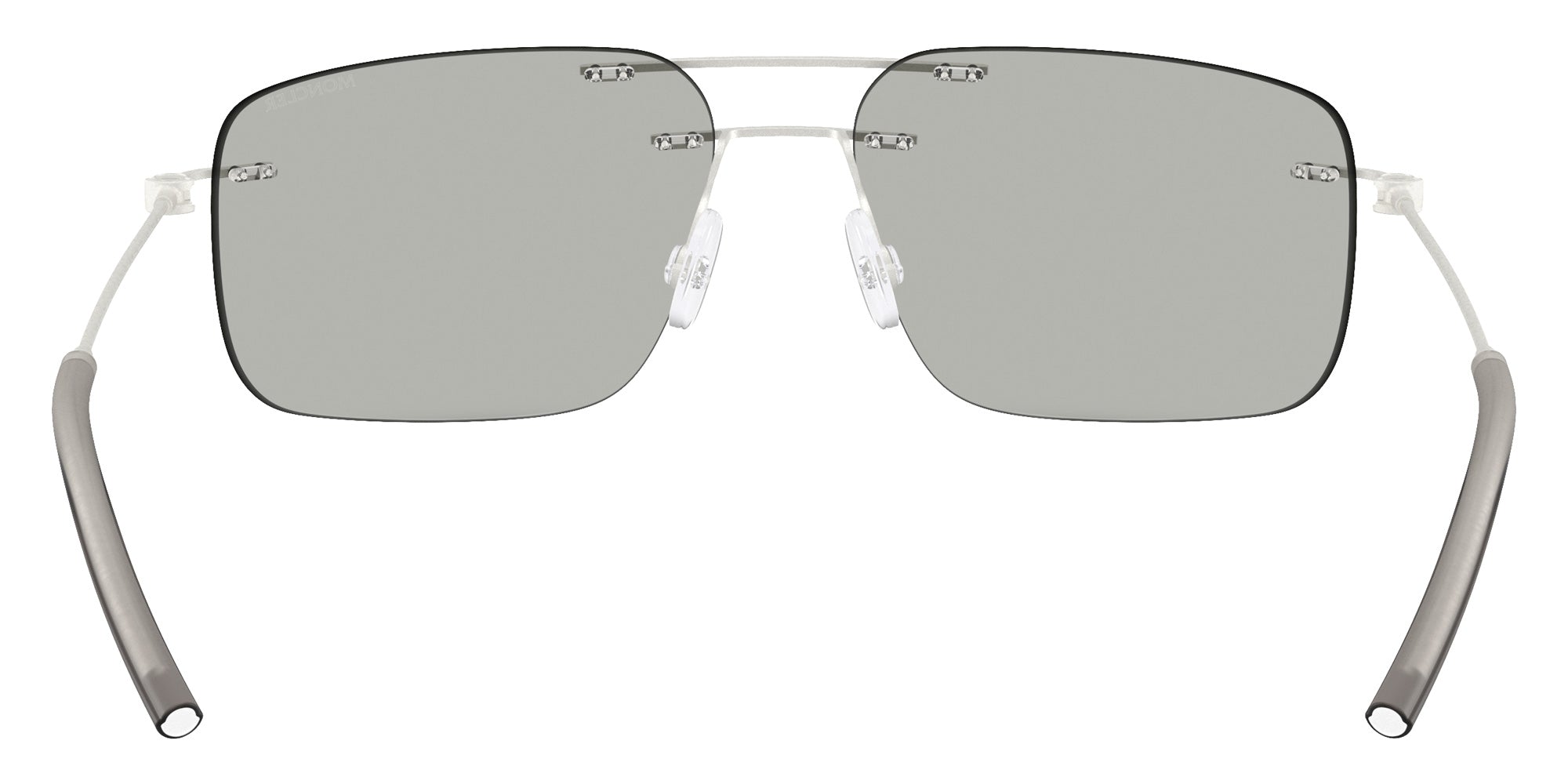 Moncler ME4003 Doppler 10048V 56 - Matte Silver / Blue Mirrored Silver #id:me400310048v_s:106115