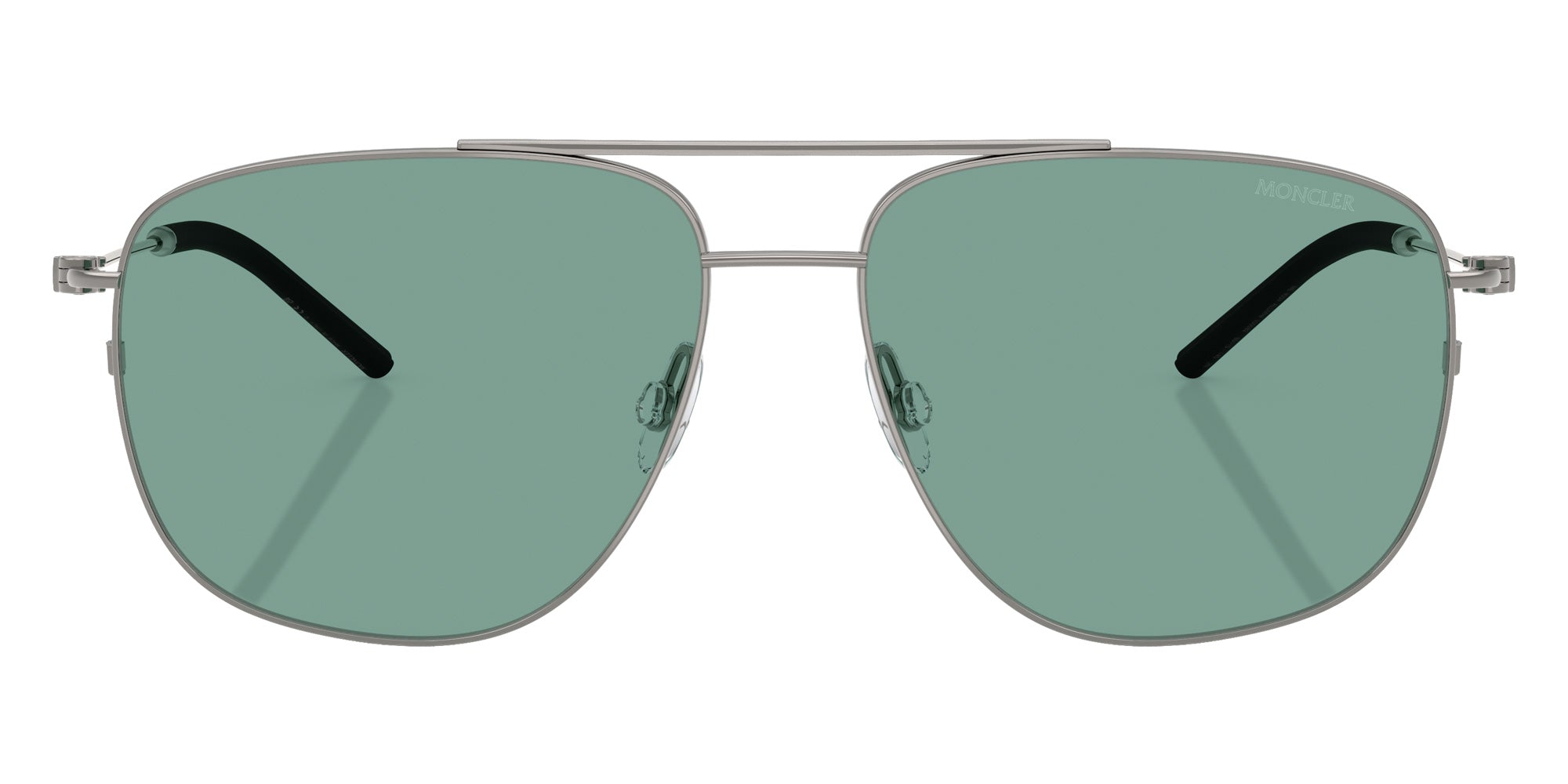 Moncler ME4004 Alumni 100582 60 - Shiny Gunmetal / Petrol Green #id:me4004100582_s:102100