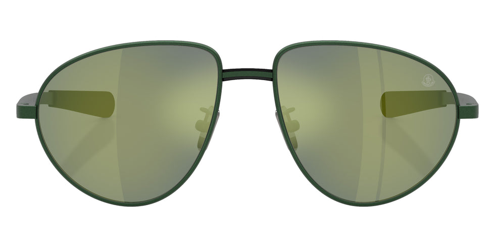 Moncler ME4009 VIZLA 10186R 55 - Matte Green / Mirrored Green #id:me400910186r_s:100100