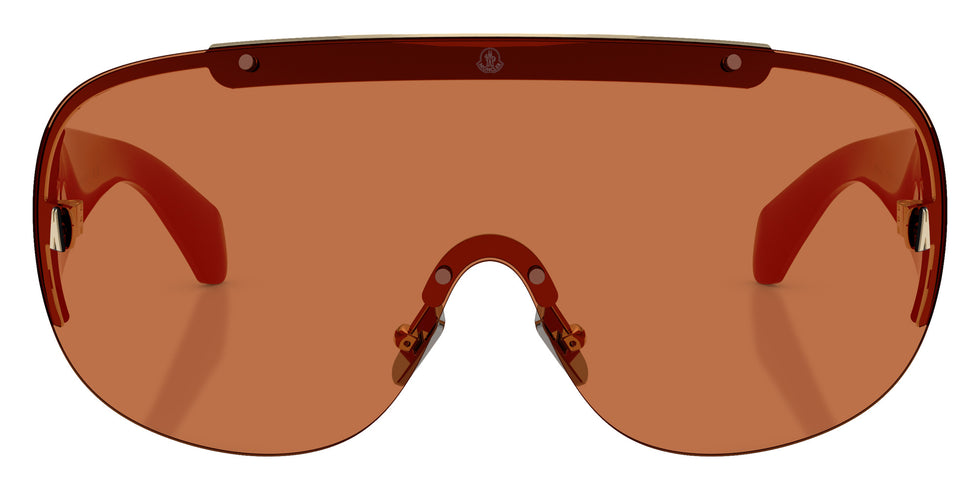 Moncler ME4012 Rizon 100773 143 - Shiny Pale Gold / Dark Gray Solid #id:me4012100773_s:100100