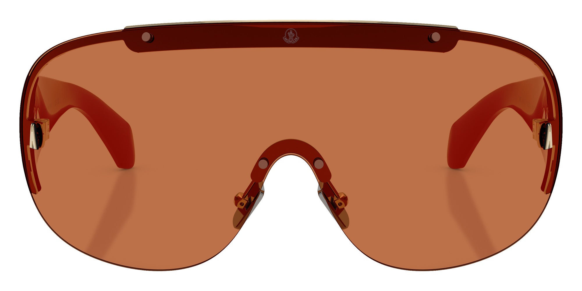 Moncler ME4012 Rizon 100773 143 - Shiny Pale Gold / Dark Gray Solid #id:me4012100773_s:100100