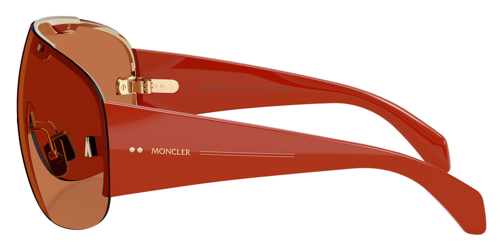 Moncler ME4012 Rizon 100773 143 - Shiny Pale Gold / Dark Gray Solid #id:me4012100773_s:100110