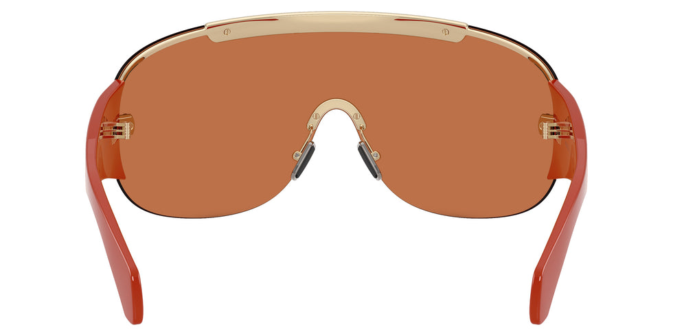 Moncler ME4012 Rizon 100773 143 - Shiny Pale Gold / Dark Gray Solid #id:me4012100773_s:100115