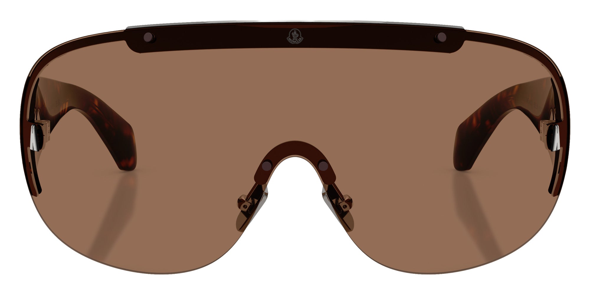 Moncler ME4012 Rizon 102373 143 - Shiny Silver / Solid Cinnamon #id:me4012102373_s:106100