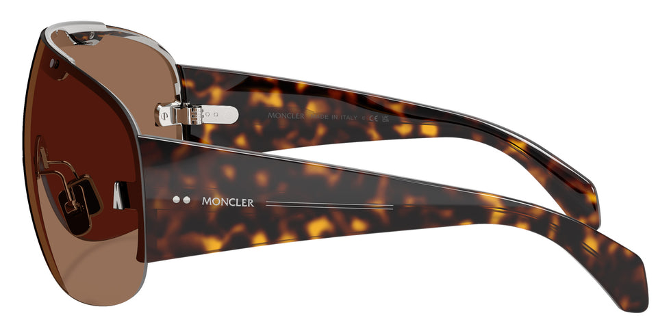 Moncler ME4012 Rizon 102373 143 - Shiny Silver / Solid Cinnamon #id:me4012102373_s:106110