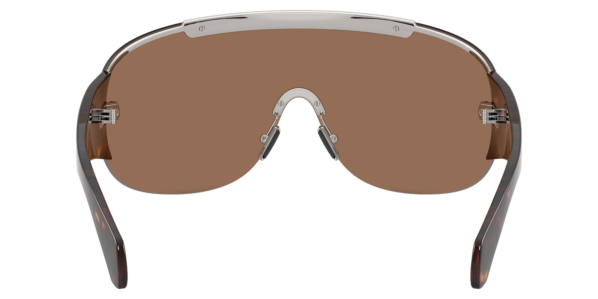 Moncler ME4012 Rizon 102373 143 - Shiny Silver / Solid Cinnamon #id:me4012102373_s:106115