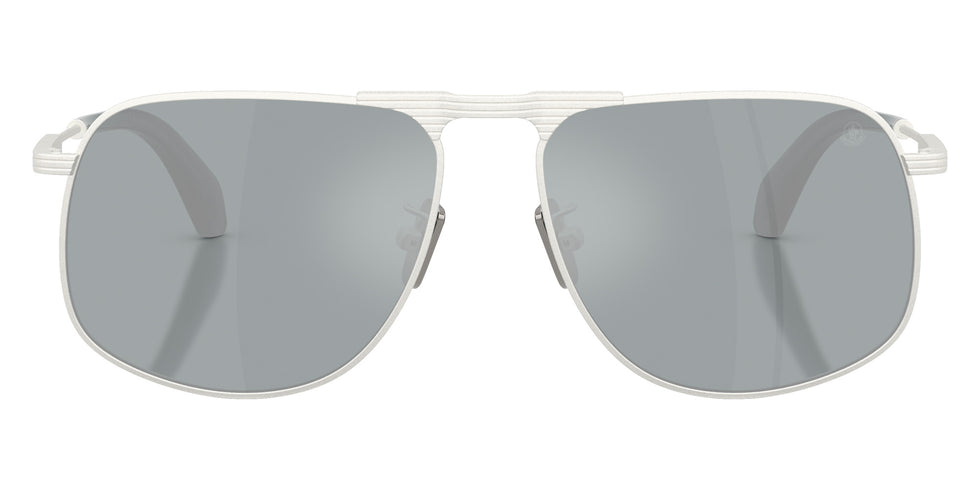 Moncler ME4014 Vitessa 10046G 58 - Matte Silver / Mirrored Blue #id:me401410046g_s:100100