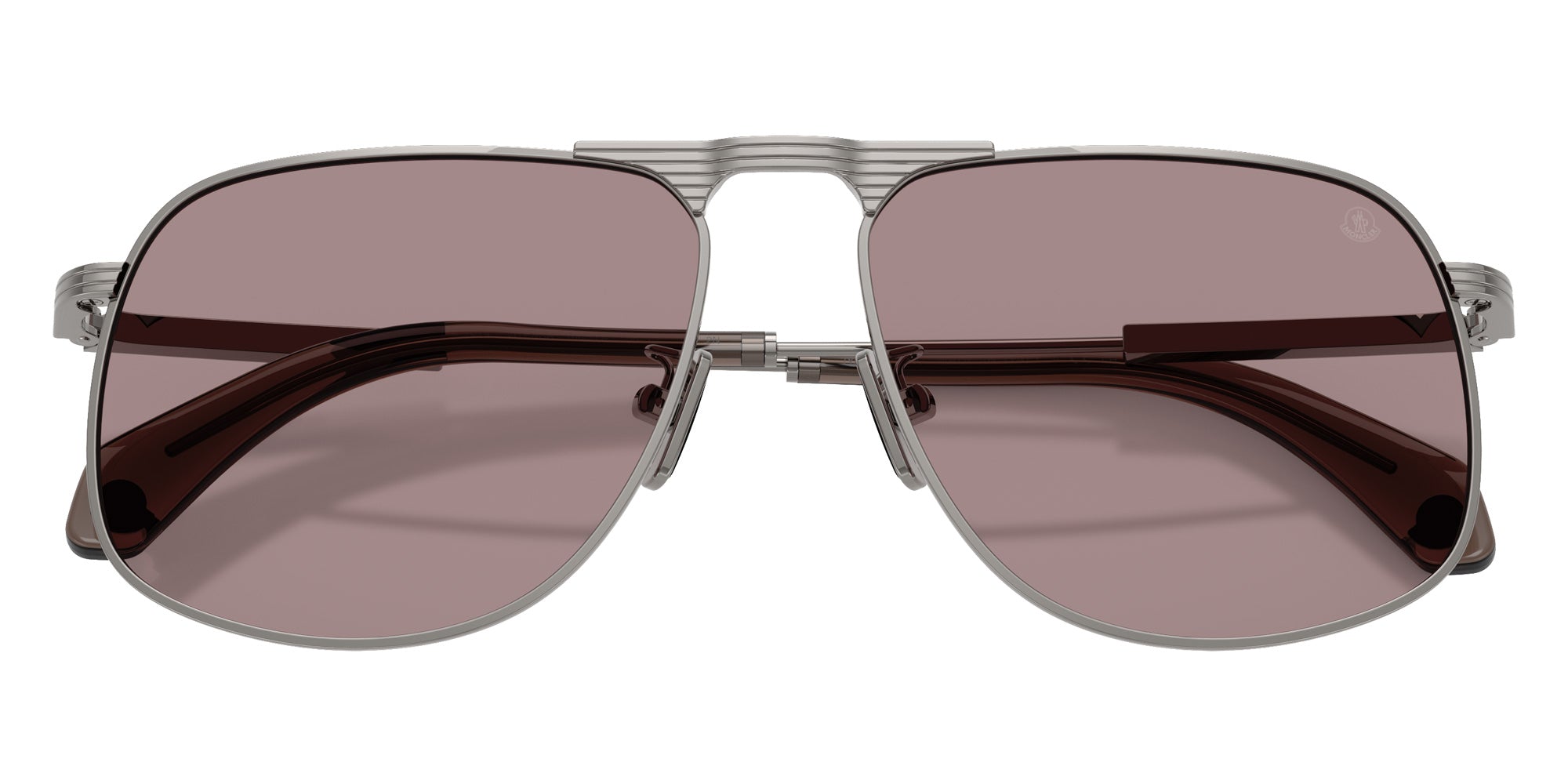 Moncler ME4014 Vitessa 1005LA 58 - Shiny Gun Metal / Solid Purple #id:me40141005la_s:102120