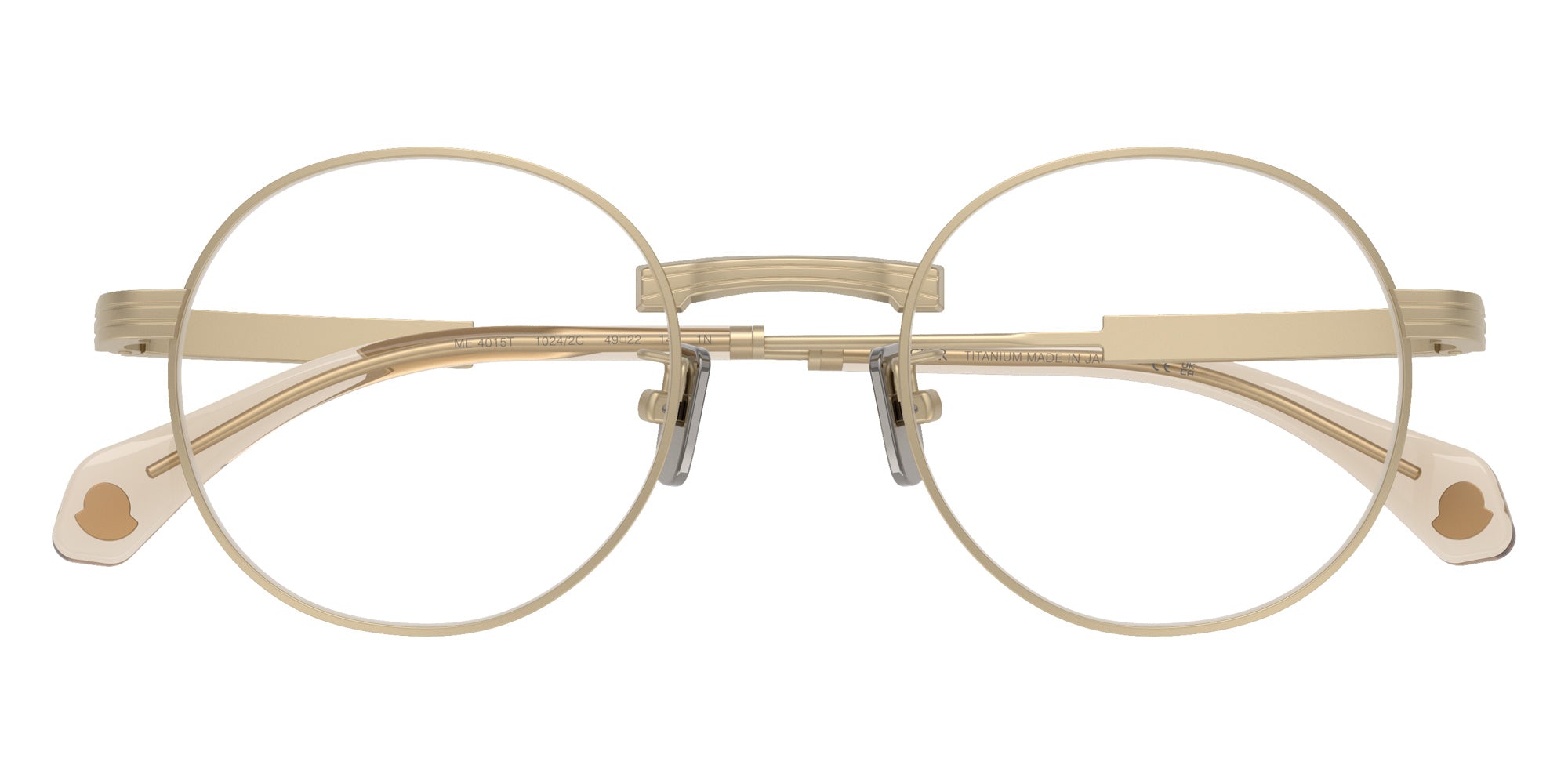 Moncler ME4015T Suffuse 10242C 49 - Matte Pale Gold / Gradient Brown #id:me4015t10242c_s:100125