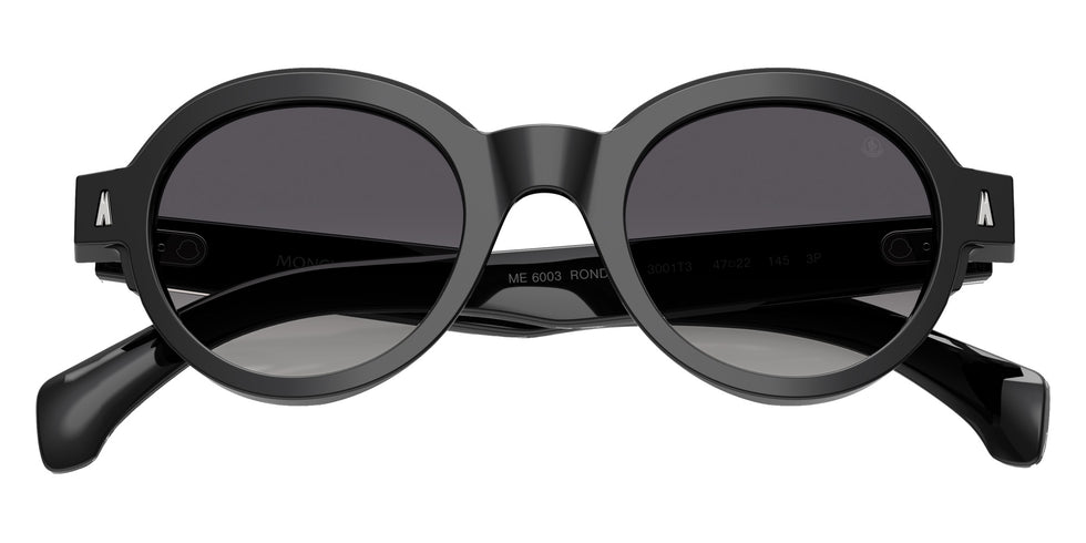 Moncler ME6003 Rondosa 3001T3 47 - Shiny Black / Polarized Gradient Gray #id:me60033001t3_s:100120