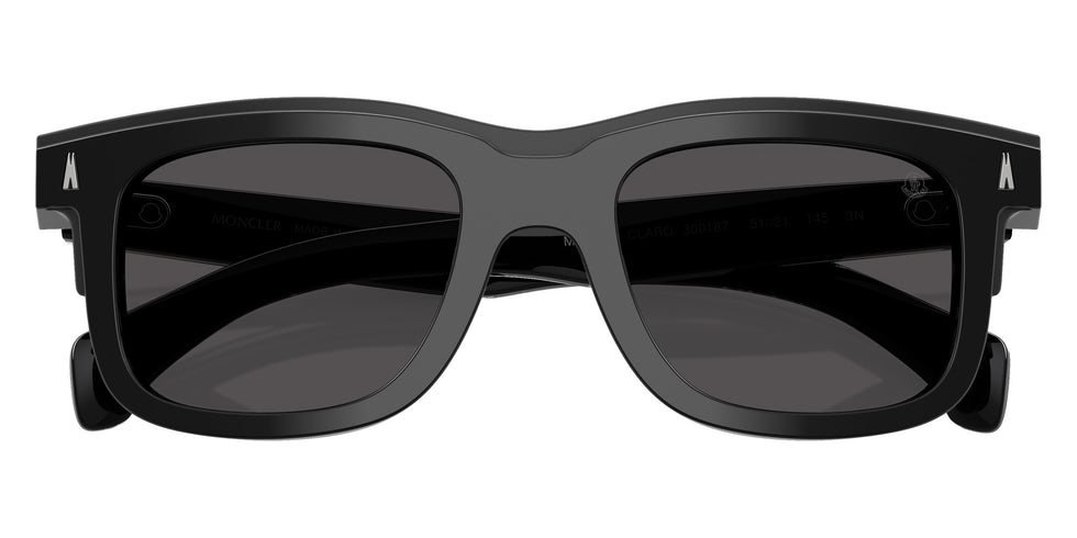 Moncler ME6004 Claro 300187 51 - Shiny Black / Dark Gray #id:me6004300187_s:100120