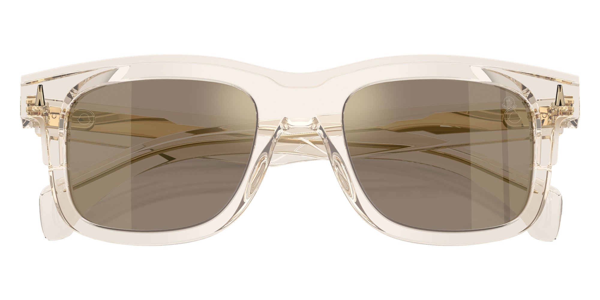 Moncler ME6004 Claro 30035A 51 - Transparent Butter / Light Brown Mirrored Gold #id:me600430035a_s:104120