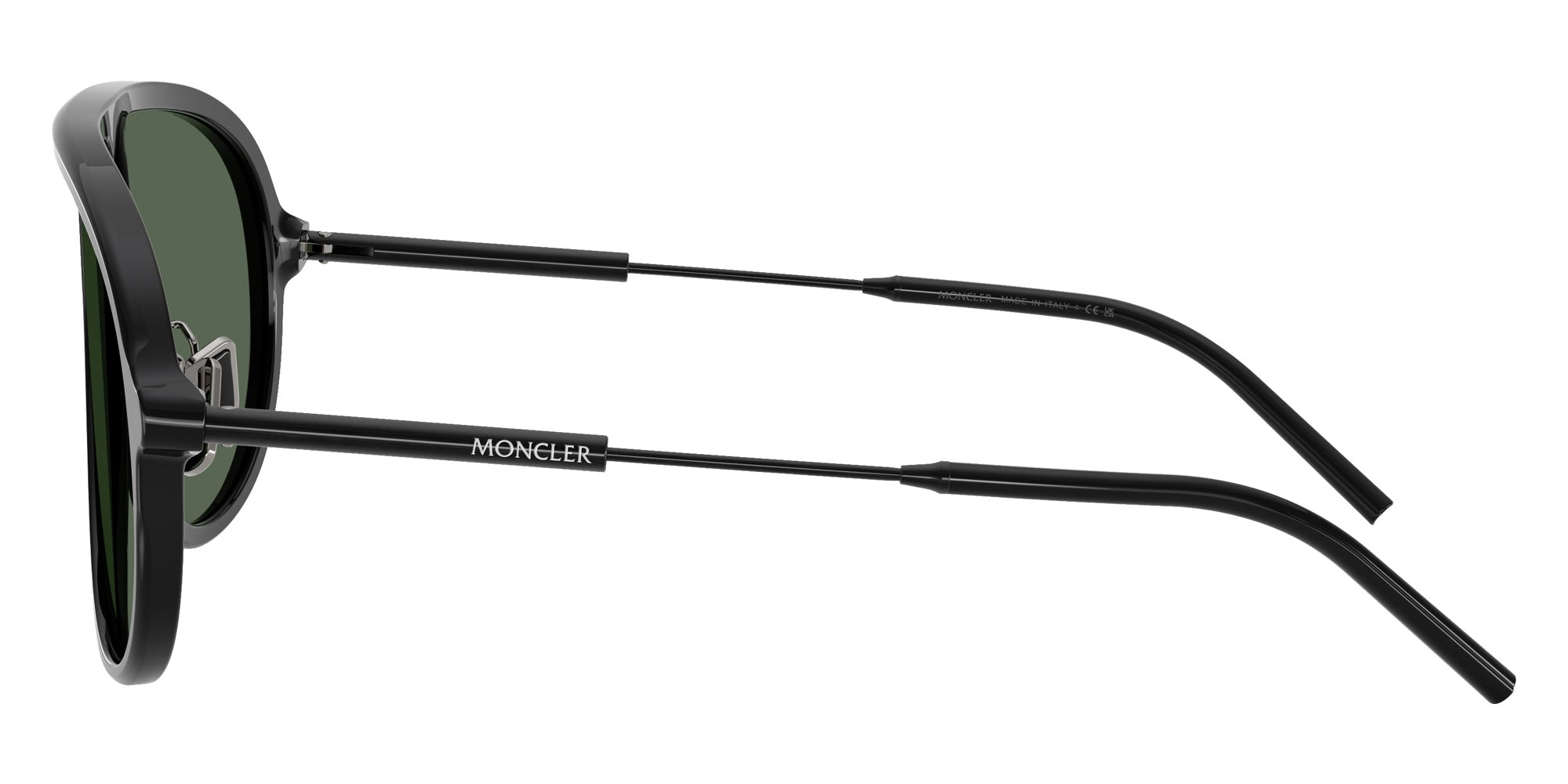 Moncler ME6009 GLYDE 300171 61 - Shiny Black / Dark Green #id:me6009300171_s:100110
