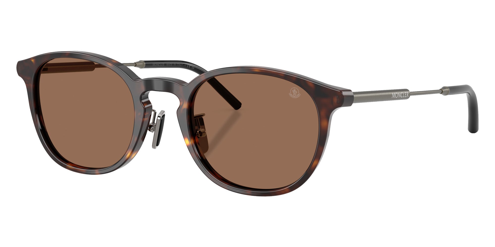 Moncler ME6011D BARBB 300273 49 - Shiny Havana / Brown Solid #id:me6011d300273_s:100105