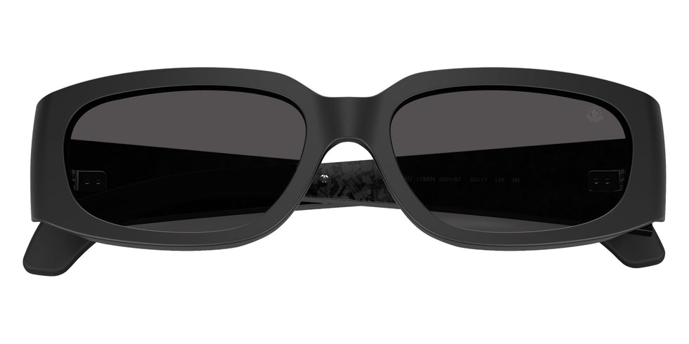 Moncler ME6014U Lumin 300187 55 - Matte Black / Dark Gray Solid #id:me6014u300187_s:100120