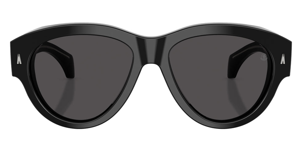 Moncler ME6016U Chicane 300187 55 - Shiny Black / Dark Solid Gray #id:me6016u300187_s:100100