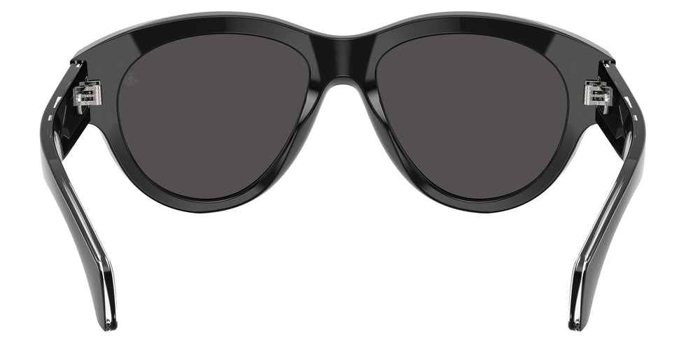 Moncler ME6016U Chicane 300187 55 - Shiny Black / Dark Solid Gray #id:me6016u300187_s:100115