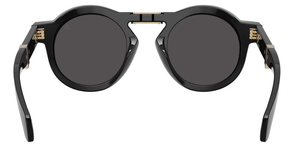 Moncler ME6019U Glisse 300187 47 - Shiny Black / Dark Gray Solid #id:me6019u300187_s:100115